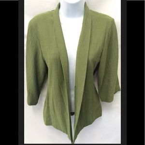 Eileen Fisher Open Front Jacket Blazer MED 1663